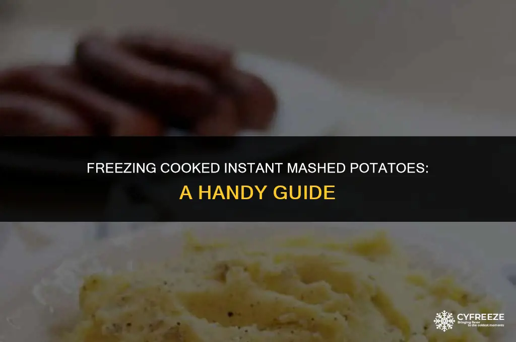 can i freeze instant mashed potates cooked