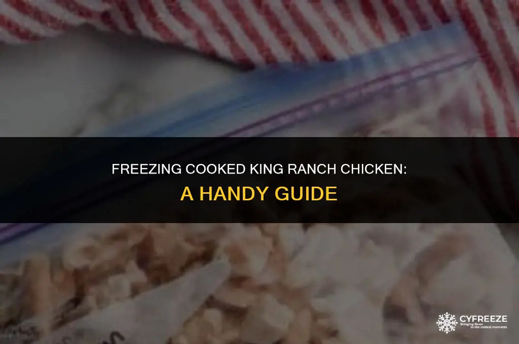 can i freeze king ranch chicken after it