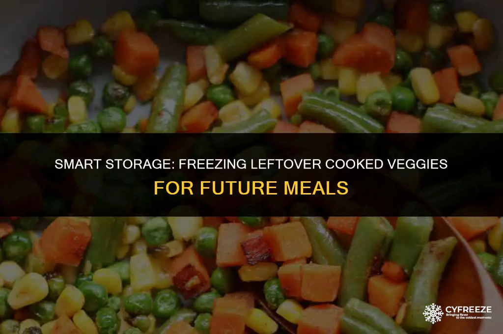 can i freeze leftover cooked veggies