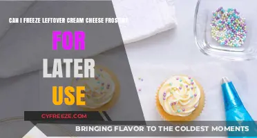 Freeze Cream Cheese Frosting: Tips for Saving Leftovers for Later