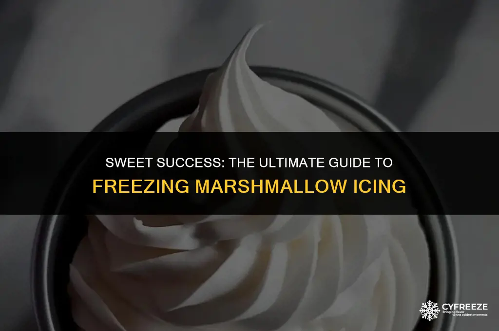 can i freeze marshmallow icing