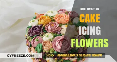 Preserving Petal Perfection: The Art of Freezing Cake Icing Flowers
