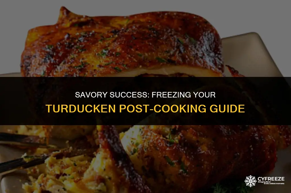 can i freeze my turducken after cooking