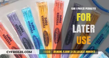 Freezing Pedialyte: Safe Storage Tips for Later Use