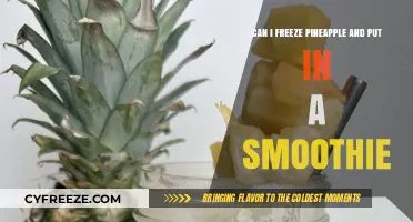 Smoothie Hack: The Surprising Benefits of Freezing Pineapple