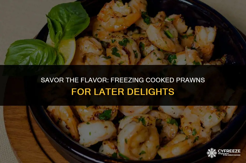 can i freeze prawns after cooking