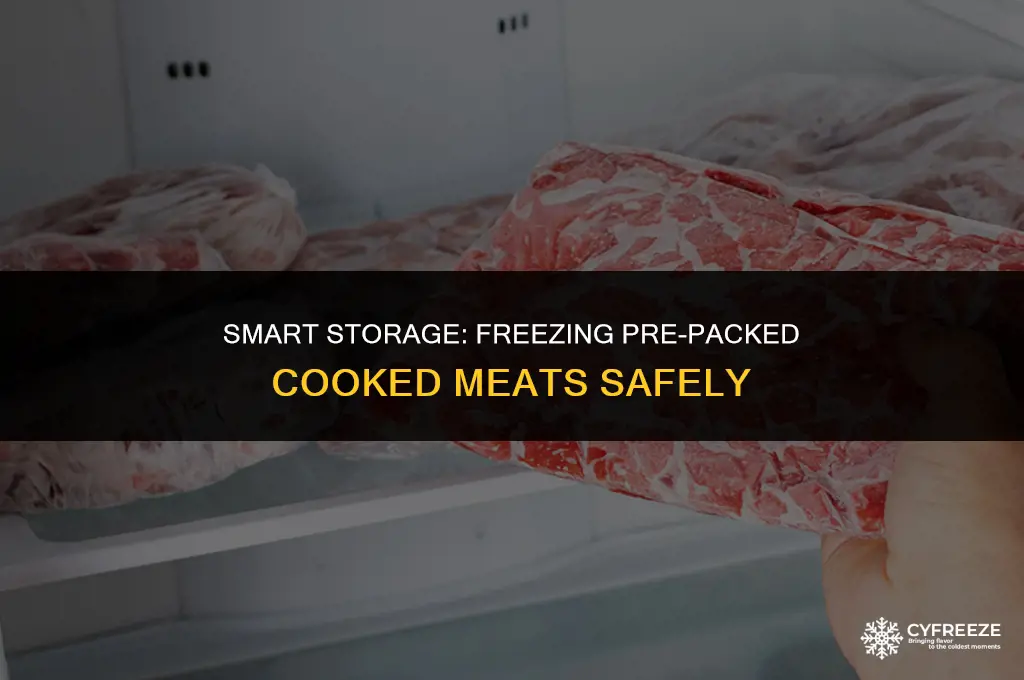 can i freeze pre packed cooked meats