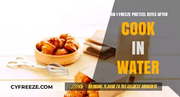 Freezing Pretzel Bites: A Handy Guide Post-Water Bath