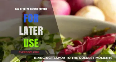 Freezing Radish Greens: A Simple Guide to Preserve Freshness