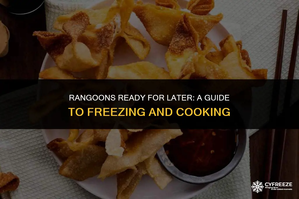 can i freeze rangoons to cook later