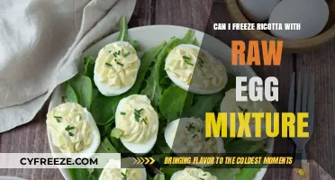 Freezing Ricotta with Raw Eggs: Tips and Safety Guidelines