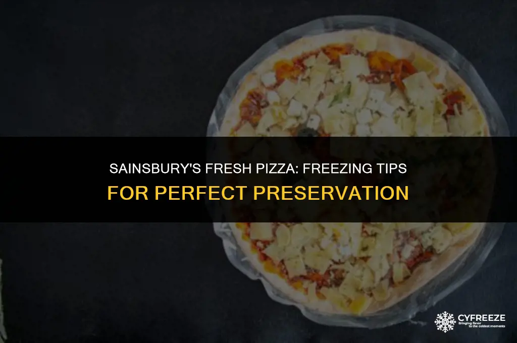 can i freeze sainsburys fresh pizza