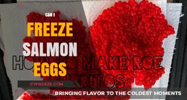 Freezing Salmon Eggs: A Guide to Preservation and Safety Tips