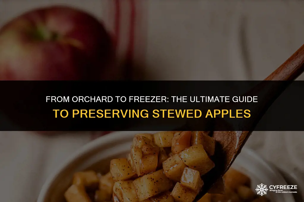 can i freeze stewed cooking apples
