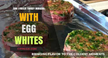 Freezing Turkey Burgers with Egg Whites: Tips and Best Practices