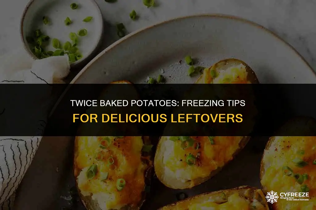 can i freeze twice baked potatoes after cooking them