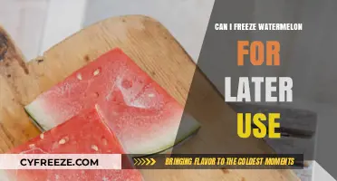 Freezing Watermelon: A Guide to Preserving Summer's Sweet Treat
