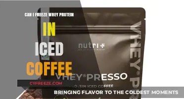 Chilled Protein Boost: Freezing Whey in Iced Coffee