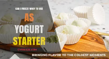 Freezing Whey for Yogurt Starter: A Practical Guide