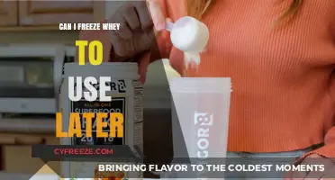 Freezing Whey: A Smart Way to Preserve and Reuse Later