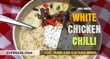 Freezing White Chicken Chili: A Complete Guide