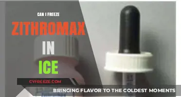 Safely Storing Zithromax: Can You Freeze It in Ice?