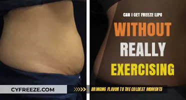 Freeze Lipo Without Exercise: Is It Possible? What to Know