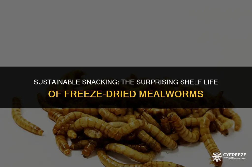 can i keep freeze dried mealworms