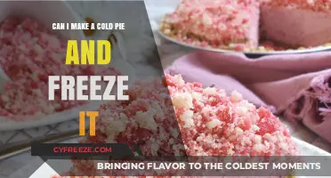 Chill Out: The Ultimate Guide to Freezing Cold Pies