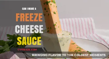 Crafting the Perfect Freeze Cheese Sauce: Tips and Tricks