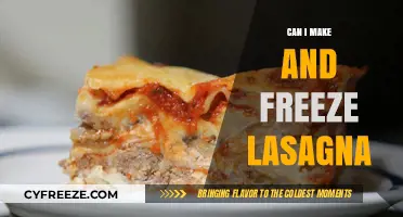 From Oven to Freezer: The Ultimate Guide to Making and Freezing Lasagna