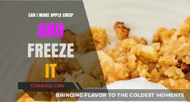 From Oven to Freezer: The Ultimate Guide to Making and Freezing Apple Crisp