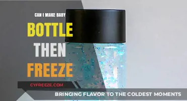 Homemade Baby Bottle Freezing: A Convenient Feeding Solution