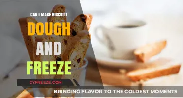 Freezing Biscotti Dough: A Convenient Baking Hack