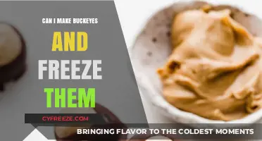 Sweet Success: Freezing Buckeyes for Long-Lasting Treats