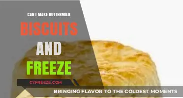 Freezing Buttermilk Biscuits: A Handy Guide for Freshness Anytime