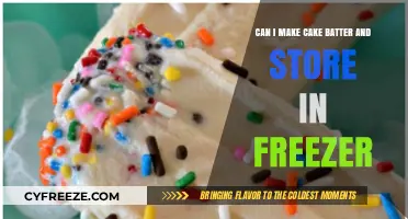 Freeze Your Cake Batter: A Handy Guide for Bakers