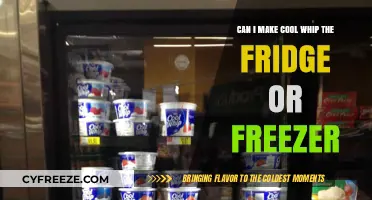 Chill or Freeze: The Cool Whip Storage Dilemma Explained