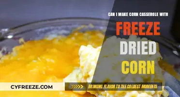 Reviving Comfort: Freeze-Dried Corn in Your Favorite Casserole