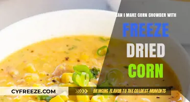 Reviving Comfort: Freeze-Dried Corn in Hearty Chowder Recipes