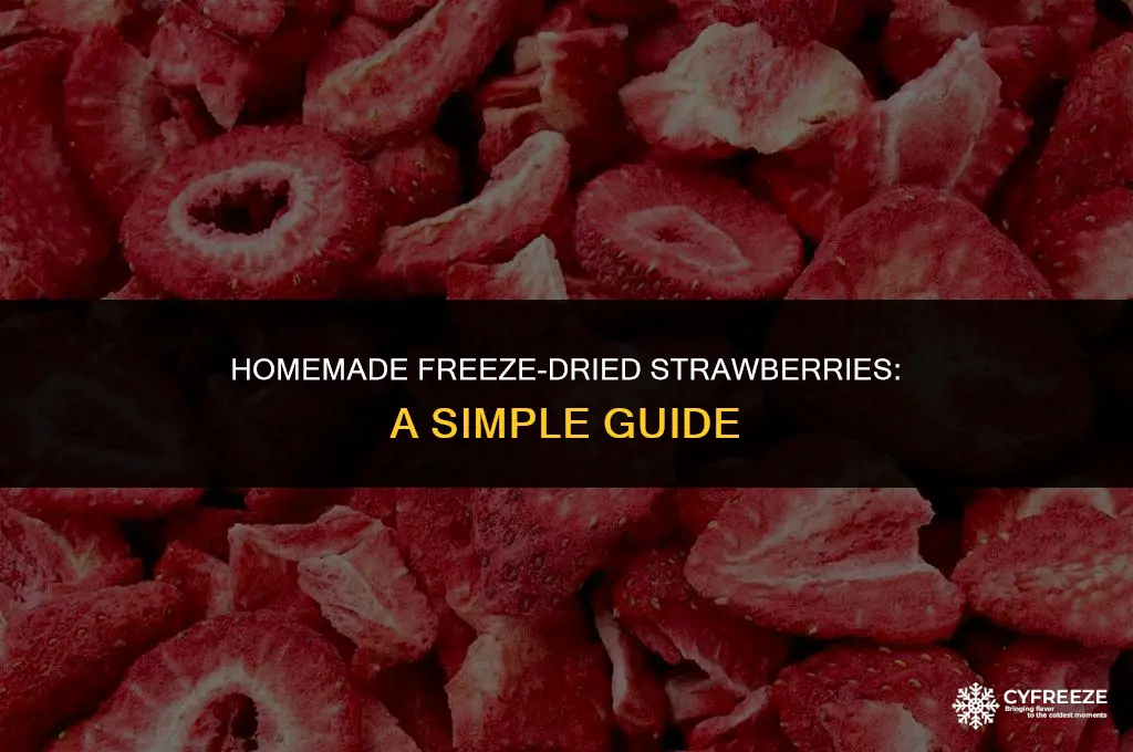 can i make freeze dried strawberries at home
