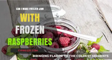 Sweet Success: Freezer Jam with Frozen Raspberries Simplified