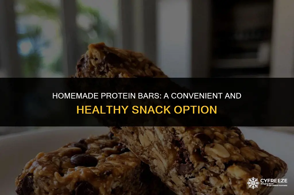 can i make homemade protein bars and freeze them
