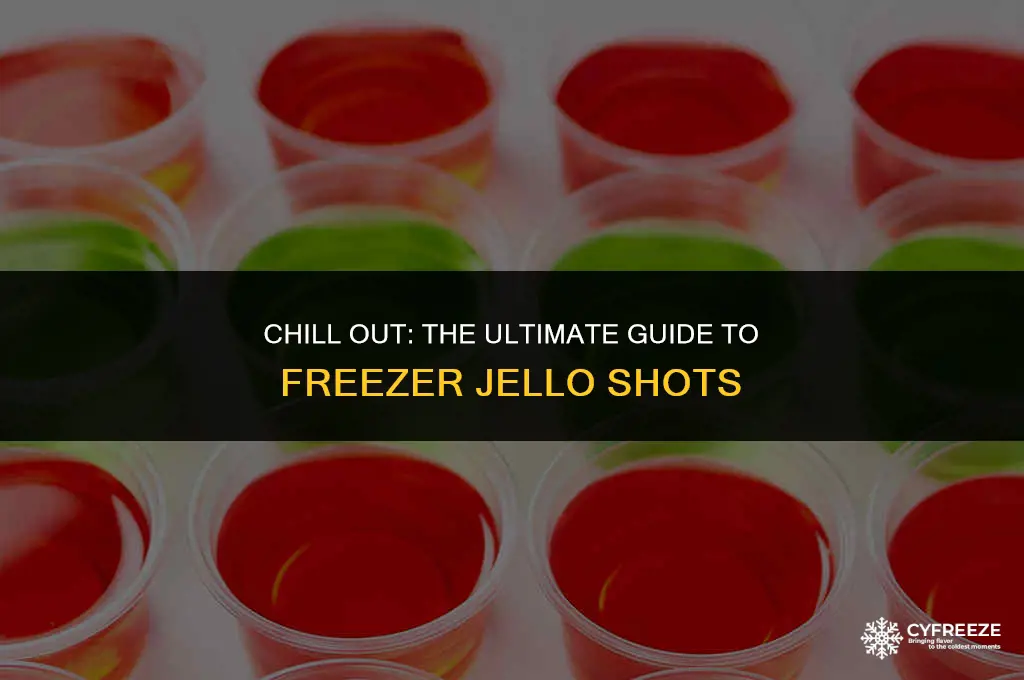 can i make jello shots in the freezer