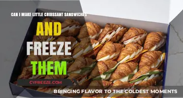 Easy Breezy: Make and Freeze Mini Croissant Sandwiches