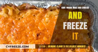 Freezing Comfort: The Ultimate Guide to Making and Freezing Mac and Cheese