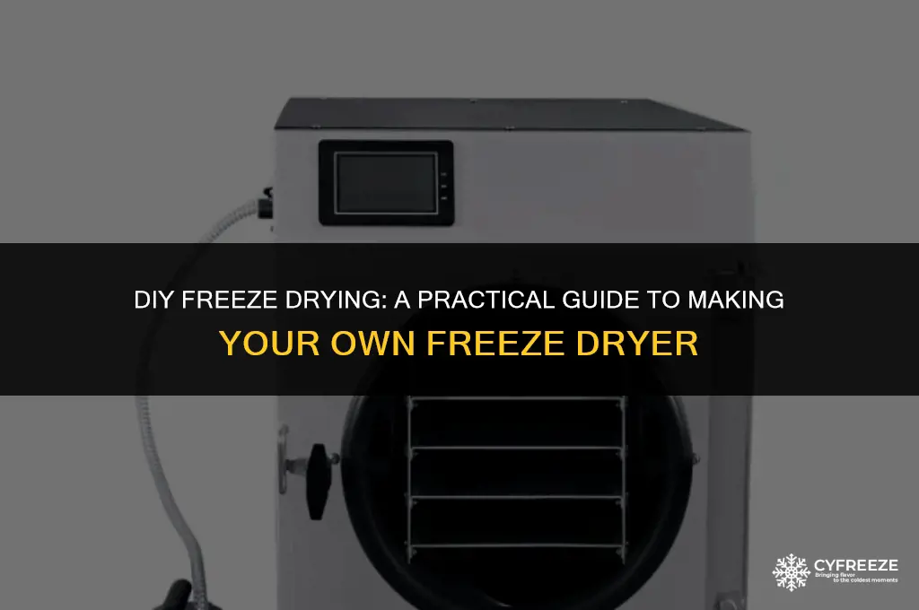 can i make my own freeze drier
