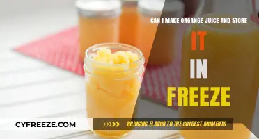 Freshly Squeezed: The Ultimate Guide to Freezing Orange Juice