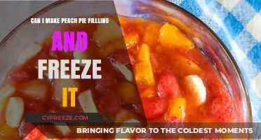 Sweet Success: Freezing Peach Pie Filling for Future Delights