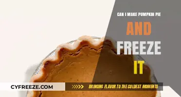 Freeze Your Pumpkin Pie: A Delicious Make-Ahead Dessert Solution